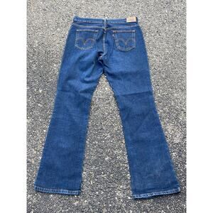 Y2k Grunge streetwear Levis 515 bootcut Jeans sz 12 high rise dark wash